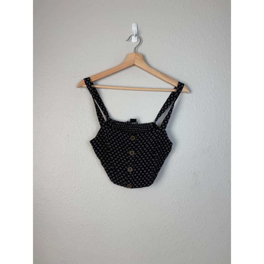 Sanctuary Twighlight Crop Top, Size M front button accent Boho Festival 199‎